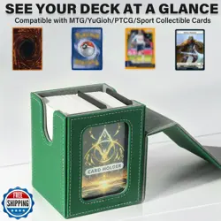Jaffzora Deck Box for MTG Commander, Magnetic Card Display Case, TCG Card Sto - Image 2