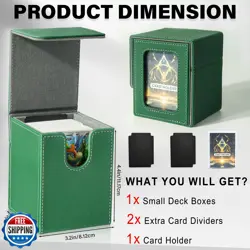 Jaffzora Deck Box for MTG Commander, Magnetic Card Display Case, TCG Card Sto - Image 3