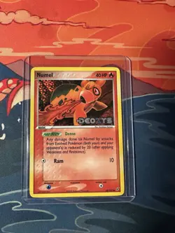 NUMEL 68/107 - STAMPED HOLO - COMMON - EX Deoxys - 2005 POKEMON CARD - LP - Image 1
