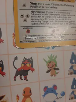 Pokemon TCG Clefairy Holo Pokemon Card Base Set 5/102 RARE and in Near Mint - Image 2