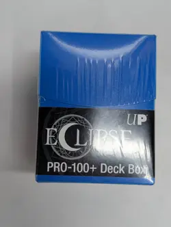 Ultra Pro Eclipse PRO 100+ Deck Box WHITE Locking Lid w/ 1 Card Divider - Image 1