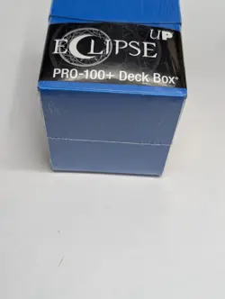 Ultra Pro Eclipse PRO 100+ Deck Box BLUE Locking Lid w/ 1 Card Divider - Image 2