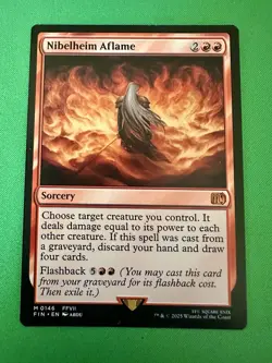 Nibelheim Aflame 146 Regular - MTG FIN - M/NM Unplayed FAST2SHIP!! - Image 1