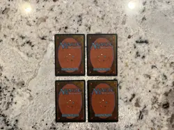 Mtg Dark Ritual x4 - Magic the Gathering Revised Dark Ritual Played - Image 2