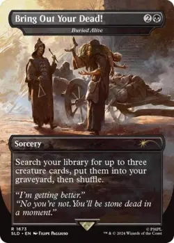 MTG English Bring Out Your Dead! - Buried Alive NM Foil Secret Lair - Image 1