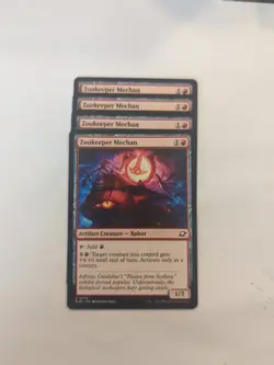 (4) Zookeeper Mechan *PLAYSET* Edge of Eternities Regular NM MTG - Image 1