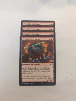 (4) Frontline War-Rager *PLAYSET* Edge Of Eternities Regular NM MTG - Image 1