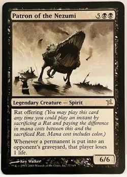 Patron of the Nezumi -#77- MTG- Betrayers of Kamigawa- Regular- LP - Image 1