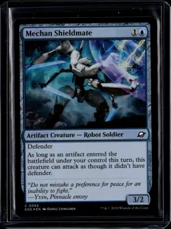 Mechan Shieldmate - 65 - Foil - EOE - NM - MTG Magic the Gathering - Image 1