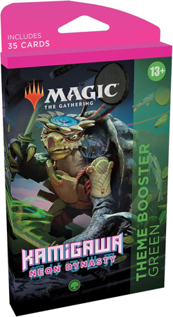 MTG Kamigawa: Neon Dynasty - Theme Booster Green - English - Image 1