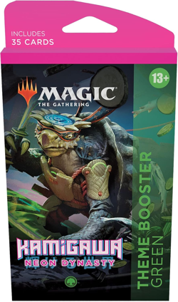 MTG Kamigawa: Neon Dynasty - Theme Booster Green - English - Image 2