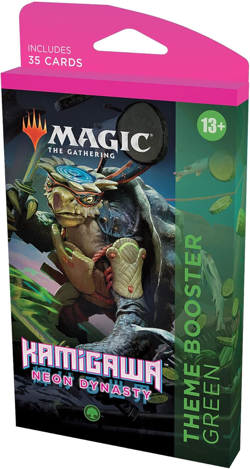 MTG Kamigawa: Neon Dynasty - Theme Booster Green - English - Image 3