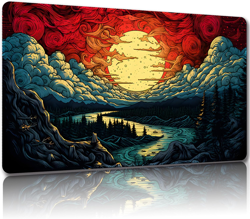 Playmat for MTG, with Free Storage Bags,Game Mat 24 X 14 Inches, TCG and Board G - Image 1