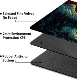 Playmat for MTG, with Free Storage Bags,Game Mat 24 X 14 Inches, TCG and Board G - Image 4