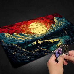 Playmat for MTG, with Free Storage Bags,Game Mat 24 X 14 Inches, TCG and Board G - Image 5