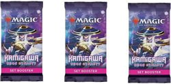 3 Packs Magic: the Gathering Set Booster Pack Lot MTG Kamigawa Neon Dynasty - Image 1