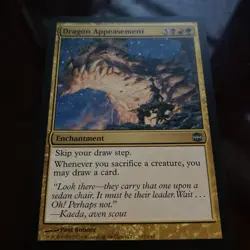 Alara Reborn Dragon Appeasement MTG Magic the Gathering TCG CARD GAME - Image 1