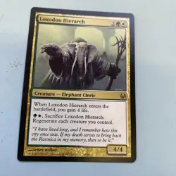 MTG Magic the Gathering Loxodon Hierarch (214/306) Ravnica City of Guilds - Image 1