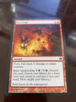 Fiery Fall MTG Modern Masters 2013 NM Magic regular TCG CARD CCG - Image 2