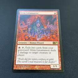 Grim Lavamancer-[Magic 2012]-Lightly Played, English-1-Regular-MTG TCG CARD - Image 2
