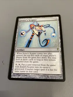 MTG Magic The Gathering Jester’s Scepter Coldsnap Artifact Commander CARD - Image 3