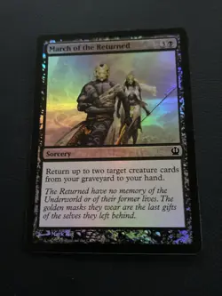March of the Returned FOIL Theros Black Common MAGIC MTG CARD ABUGames TCG - Image 1