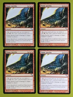 Flame Javelin x4 Shadowmoor 4x Playset Magic the Gathering MTG - Image 1