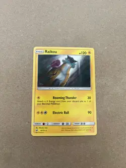 Raikou 32/73 Holo Rare Shining Legends Sun & Moon Pokemon Card 2017 - Image 1