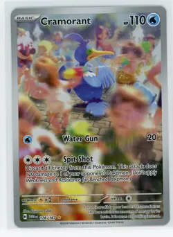 Pokemon - Cramorant 176/167 - Twilight Masquerade - Illustration Rare - Image 1