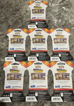 (7) Pokemon Surging Sparks Sleeved Booster Pack- NEW SEALED - Image 2