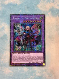 YUGIOH ARTMAGE DIACTORUS STARLIGHT RARE NM DUAD-EN032 - Image 1