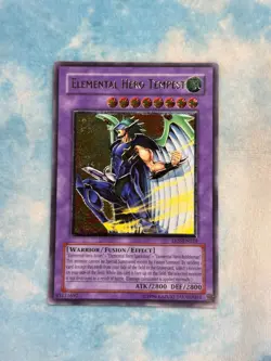 YUGIOH ELEMENTAL HERO TEMPEST ULTIMATE RARE EXCELLENT+ EEN-EN034 - Image 1