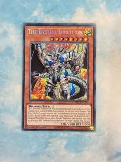 YUGIOH THE BYSTIAL LUBELLION PRISMATIC SECRET RARE NM MP23-EN160 - Image 1