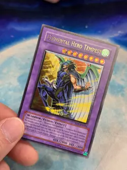 YUGIOH ELEMENTAL HERO TEMPEST ENHANCED ULTIMATE RARE NEAR MINT EEN-EN034 - Image 2