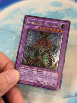 YUGIOH ELEMENTAL HERO WILD WINGMAN ULTIMATE RARE MODERATE PLAY EOJ-EN035 - Image 3