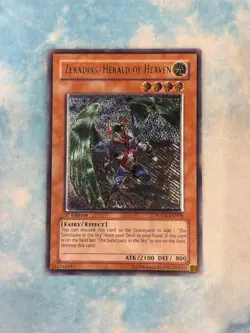 YUGIOH ZERADIAS, HERALD OF HEAVEN ULTIMATE RARE 1ST EDITION EXCELLENT FOTB-EN018 - Image 1