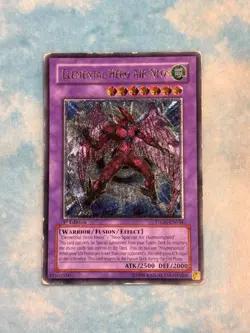 YUGIOH ELEMENTAL HERO AIR NEOS ULTIMATE RARE 1ST EDITION HEAVY PLAY STON-EN034 - Image 1
