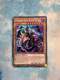 YUGIOH VANQUISH SOUL CAESAR VALIUS COLLECTORS RARE NM WISU-EN021 - Image 1