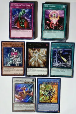 Yugioh! Lot Of 45 Cards - (2 Secret Rares, 3 Ultra Rares & 40 Commons) LP/ NM - Image 1