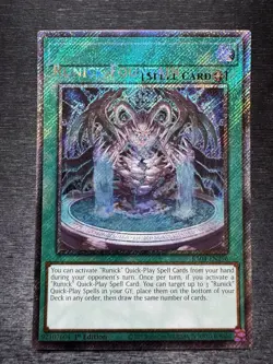 YuGiOh! Runick Fountain RA04 - Error Misprint Name Shift 1st Edition Near Mint - Image 2