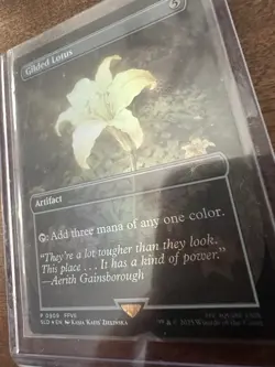 FF Secret Lair Gilded Lotus Artifact Magic: The Gathering Card (Rainbow Foil) - Image 2