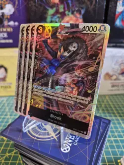 EB01-046 One Piece TCG SuperRare Brook Playset (four cards) English - Image 1