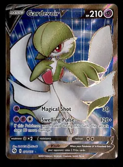 Gardevoir V Full Art Ultra Rare Champions Path 070/073, NM Pokemon Card - Image 1