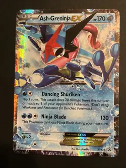 Ash-Greninja EX XY133 Xy Promo Holo Pokemon Card 2016 - Image 1