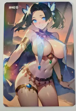 Aoi Kanzaki Demon Slayer Icebreaker Goddess Story Waifu A5 Card Anime - Image 1
