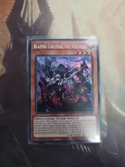 MP23-EN162 Blazing Cartesia, the Virtuous Secret Rare 1st Edition NM YuGiOh Card - Image 1