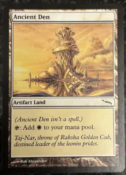 Ancient Den Mirrodin Regular Common *NEAR MINT* Magic The Gathering card - Image 1