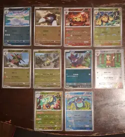Pokemon Card Black Bolt White Flare Poke ball Reverse Holo 10 card lot - Image 1