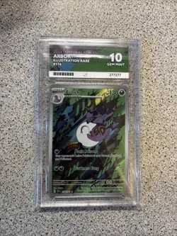 Pokemon Arbok Illustration Rare Card 176/162 Temporal Forces Ace 10 Graded - Image 1