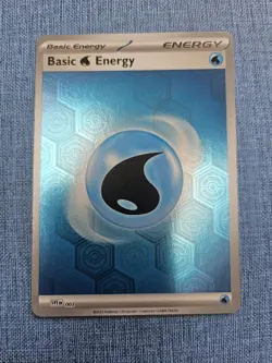 Pokemon TCG Basic Water Energy Shrouded Fable Reverse Holo Card - Image 1